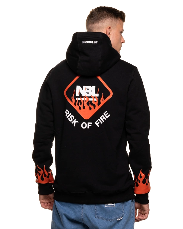 Bluza Z Kapturem New Bad Line Risk Czarna