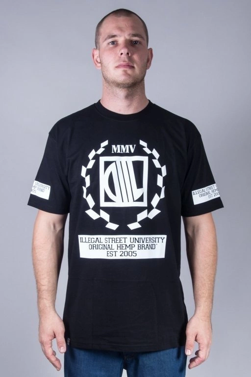 DIIL T-SHIRT LAUR B&W BLACK