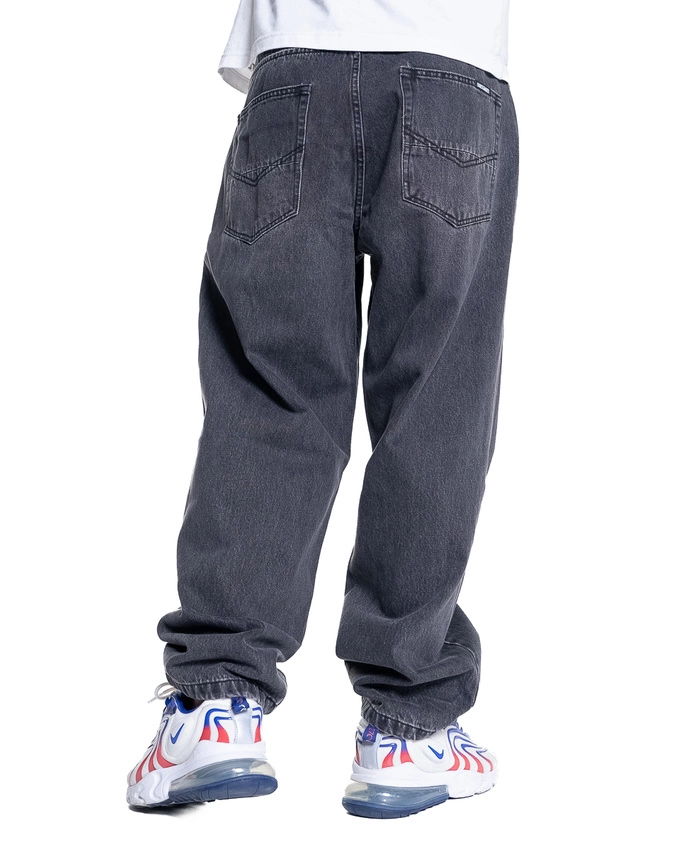 Spodnie Jeans Mass Baggy Slang Czarne