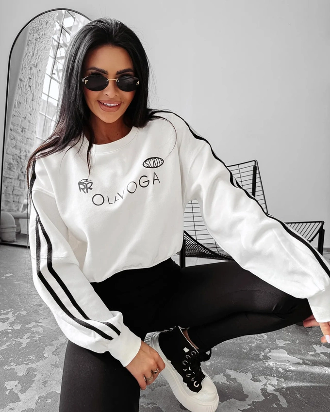 Bluza Damska Olavoga Brainy Ecru