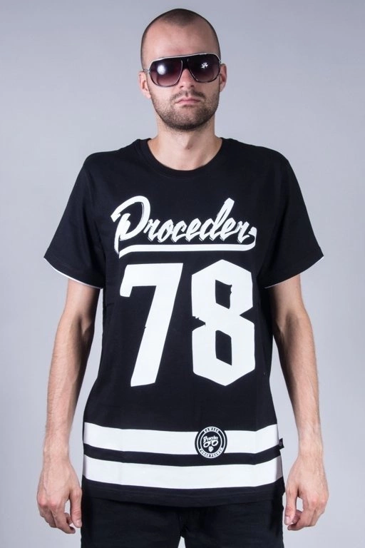 CHADA PROCEDER T-SHIRT SCRAP BALCK