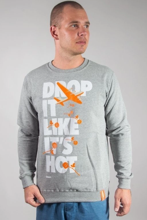 Bluza Diamante Drop It Szara