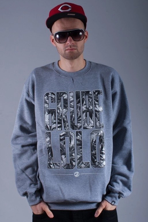 GRUBE LOLO BLUZA BEZ KAPTURA GRASS DESIGN MELANGE