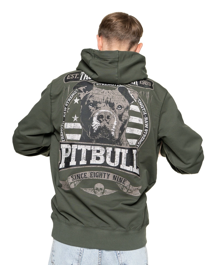 Bluza Z Kapturem Pitbull Troublemaker Zielona