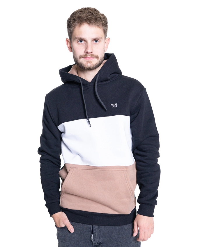 Bluza Z Kapturem Patriotic Cls Mini App Trio Biała / Brązowa / Czarna