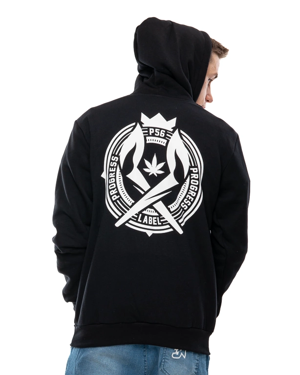 Bluza Z Kapturem Dudek P56 Big Joint Czarna