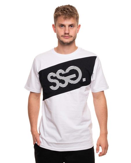 Koszulka Ssg Stripped Logo Biała