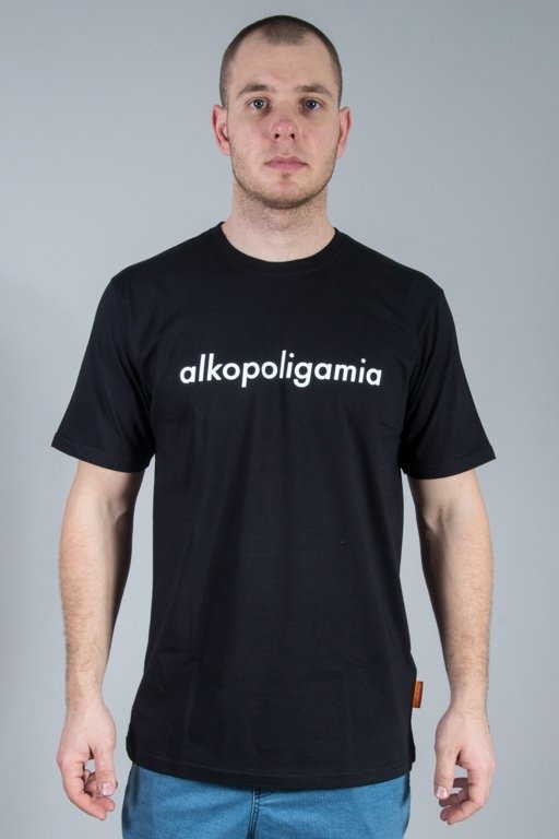 ALKOPOLIGAMIA T-SHIRT FLAME CLASSIC BLACK