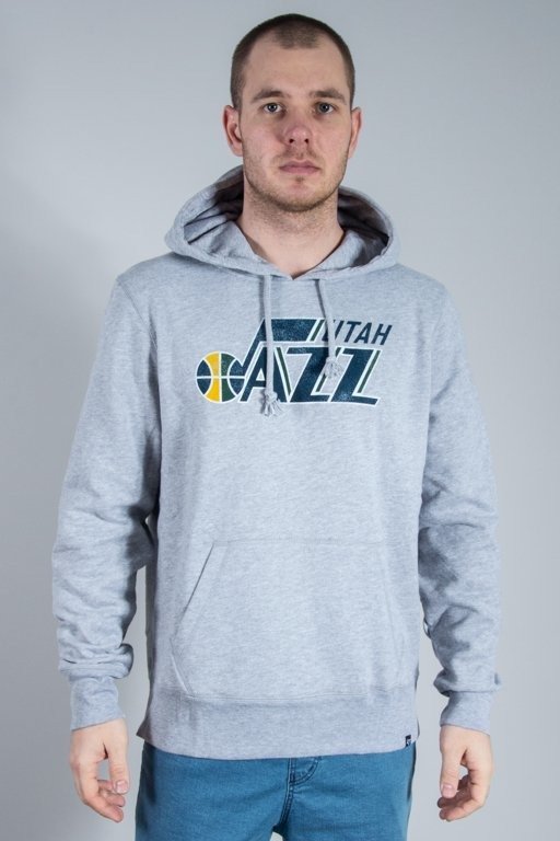 Bluza 47 Brand Hoodie Utah Jazz Szara