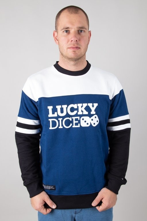 Bluza Lucky Dice College 18 Navy-White