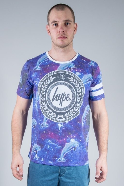 Hype Koszulka T-Shirt Space Dolphin Crest Multi