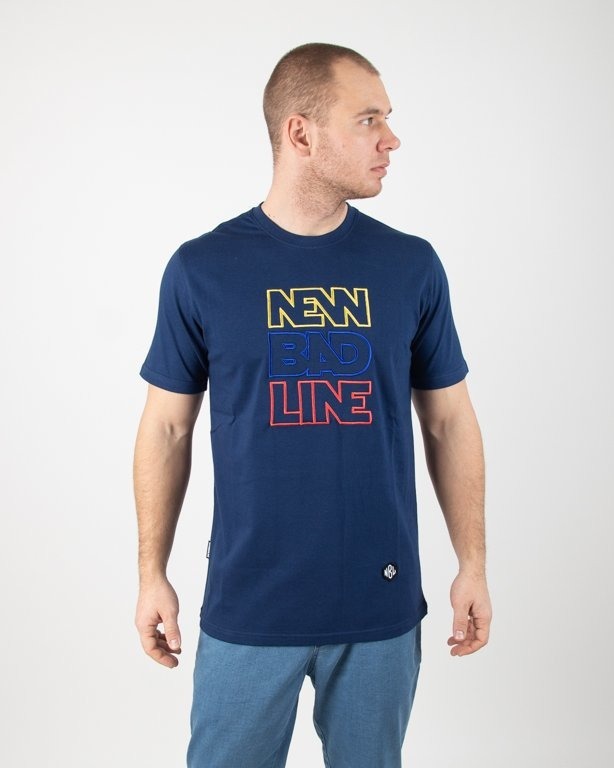 Koszulka New Bad Line Outline Navy