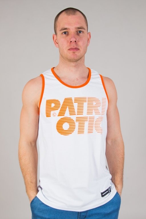 Koszulka Patriotic Tank Top Cls Shade White-Orange