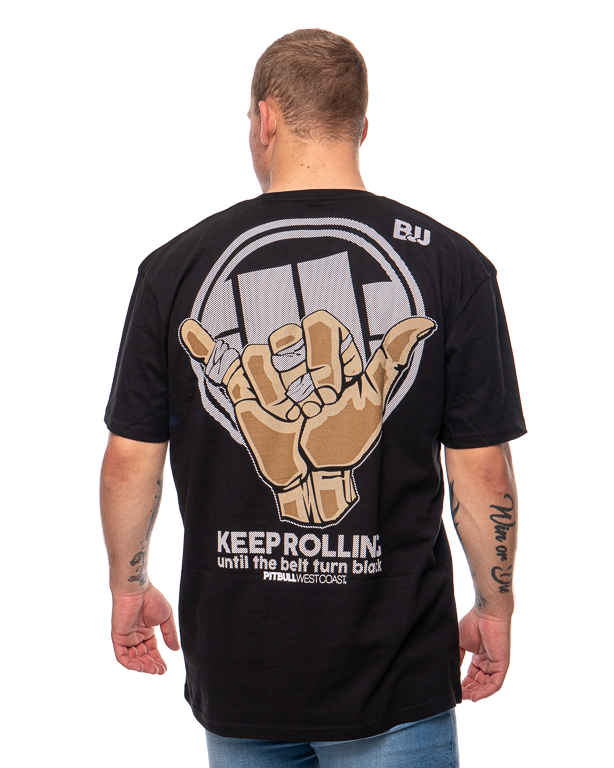 Koszulka Pit Bull Keep Rolling Czarna