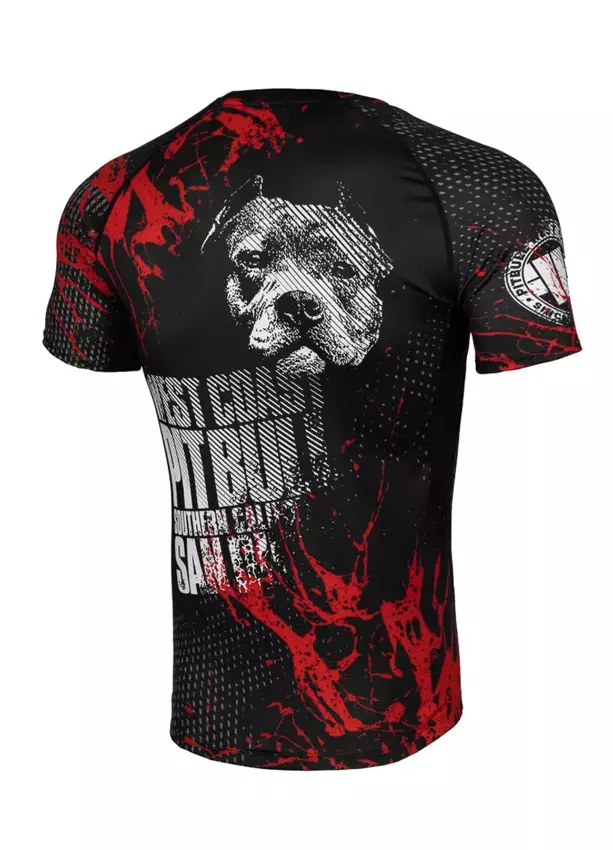 Koszulka Pit Bull Rash Blood Dog 2 Czarna