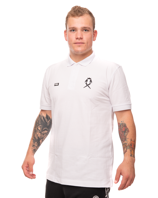 Koszulka Polo Dudek P56 Joint Biała