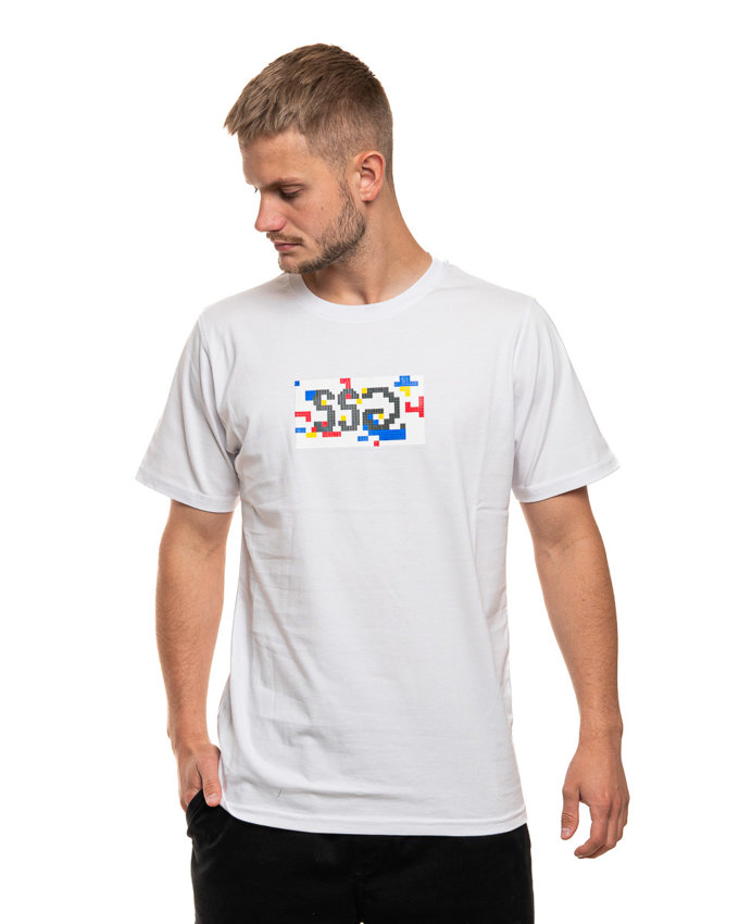 Koszulka Ssg Pixel Logo Biała