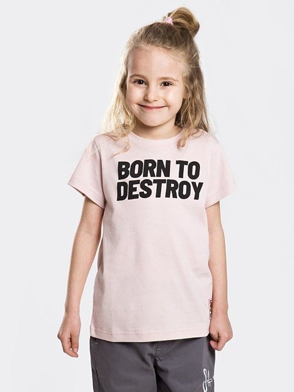 Koszulka Stoprocent Kid Destroy Pastel Pink