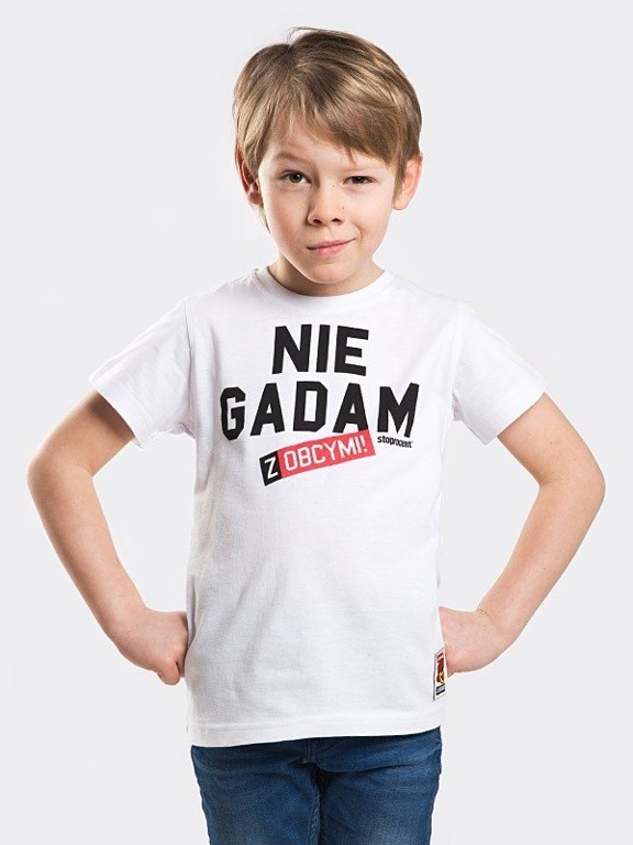 Koszulka Stoprocent Kid Nie Gadam White