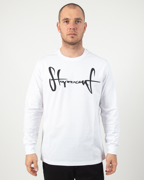 Longsleeve Stoprocent Tag White