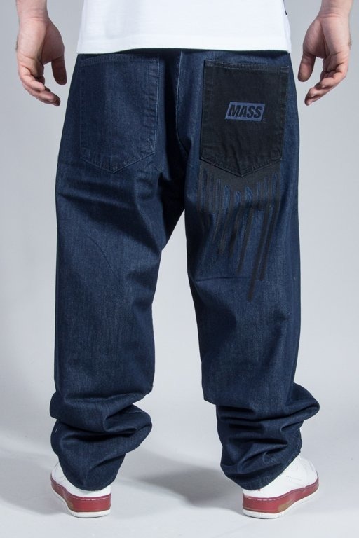 MASS JEANS POCKET COVER BAGGY FIT DARK