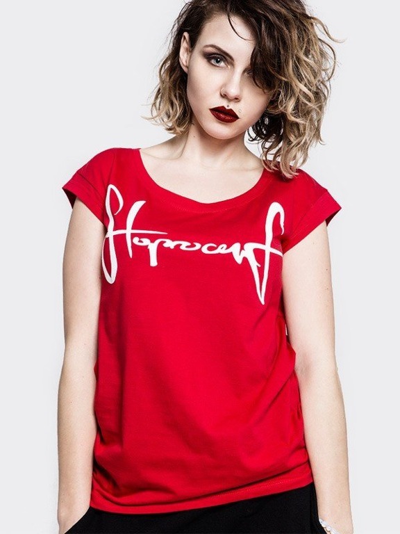 STOPROCENT T-SHIRT WOMAN TAGIRL RED