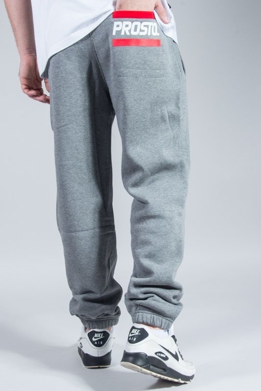 Spodnie Prosto Dresowe Pocket Logo Grey