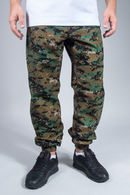 Spodnie SSG Chino Jogger Moro New Leśny Pixel